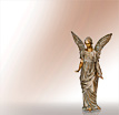 Engel Grabfigur Angelo Modo: Engel Bronzefiguren