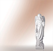 Engel Figur Angelo Signora: Engelfigur aus Stein