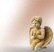 Engelskulptur Angeli Tomba: Grabengel aus Stein