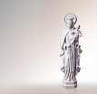 Madonna Vergine Del Carmine: Maria Skulpturen aus Stein