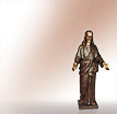 Jesus Grabfigur Segnender Christus: Jesus aus Bronze