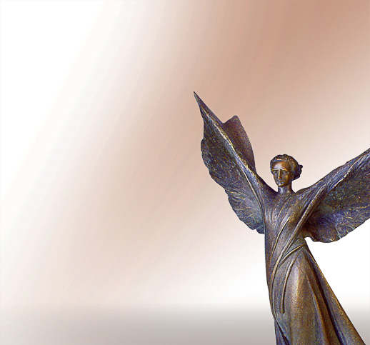 Angelo Volare Engelfigur aus Bronze