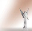 Steinfiguren Engel Angelo Aperto: Engelskulptur aus Stein