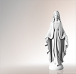 Maria Steinfiguren Madonna Immaculata: Madonna aus Stein