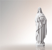 Madonna Grabfigur Madonna Vergine: Madonna Steinfiguren - Heiligenfiguren