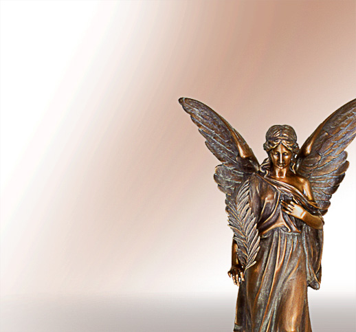 Angelo Maestoso Engel Figur aus Bronze