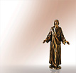 Jesusfigur aus Bronze Jesus Cielo: Jesus Bronzeskulpturen