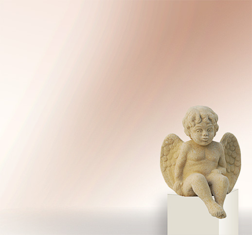 Angelo Seduto Engel Skulpturen aus Stein