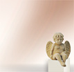 Engel Steinfigur Angelo Seduto: Engel Skulpturen aus Stein