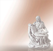 Steinfigur Jesus Pieta Michelangelo: Jesus Steinfigur - Christus Steinfigur