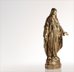 Madonna Grabfigur Madonna Mondän: Madonna Figuren aus Bronze