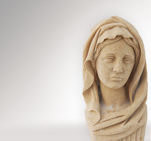 Madonna Pietra Stilvolle Madonna Steinfigur - Maria Statue