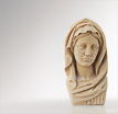 Madonnafiguren Madonna Pietra: Stilvolle Madonna Steinfigur - Maria Statue