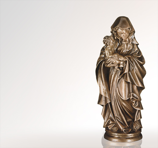Maria die Liebevolle Mariaskulpturen aus Bronze