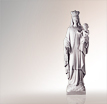 Madonnenfiguren Mutter Jesu Christi: Mariaskulpturen aus Stein
