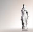 Maria Steinfiguren Madonna Credenti: Stilvolle Steinfigur Madonna