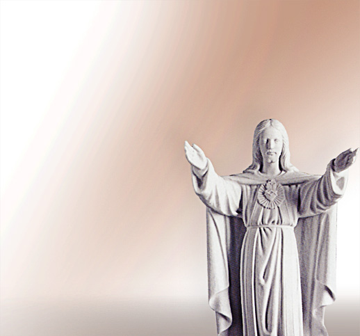 Segnender Jesus Jesus Figur aus Stein