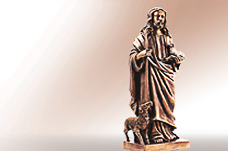Jesusfigur aus Bronze