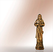 Jesus Bronzefigur Jesus Divino: Jesusfiguren aus Bronze - Grabfiguren