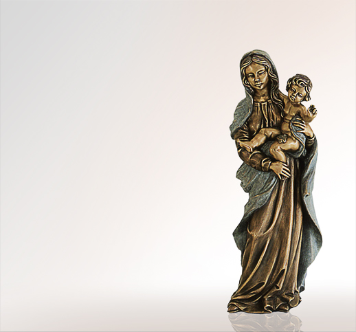 Madonna Credere Maria Skulpturen aus Bronze