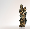 Marienfigur Madonna Credere: Maria Skulpturen aus Bronze