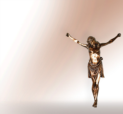 Jesus Benedetto Jesus aus Bronze