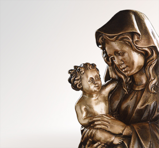 Maria die Liebevolle Mariaskulpturen aus Bronze